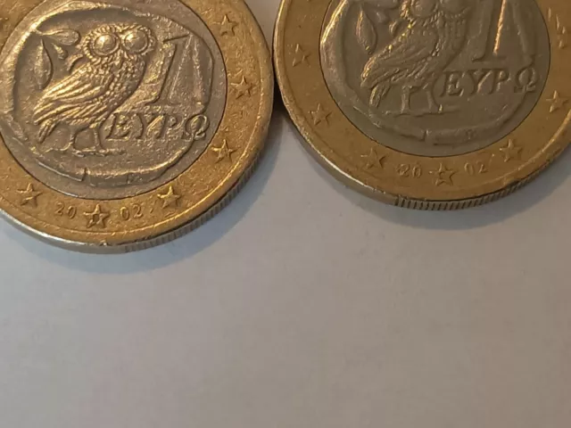 1 euro münze Griechenland 2002 S - Sterne