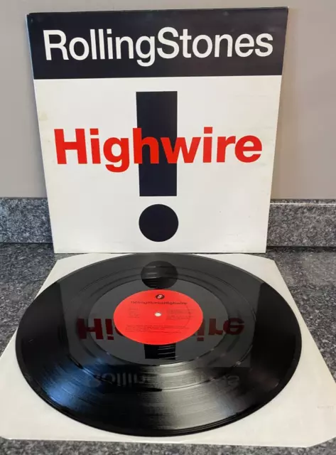 Vinyl Rolling Stones Highwire  12" Maxi Single  656756 6 Uk 1St Press Rare Ex/Ex