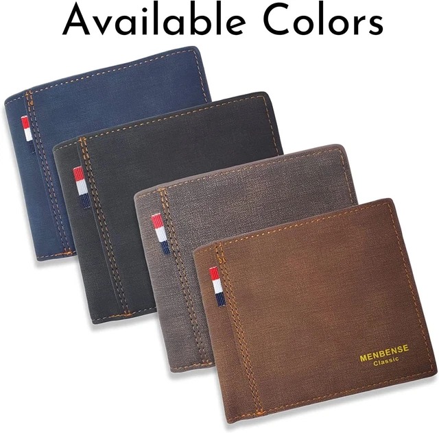 Samtroh PU Leather RFID Blocking Wallet | Modern Men's Bifold Wallet With Card Slots | Style 2 - View #11