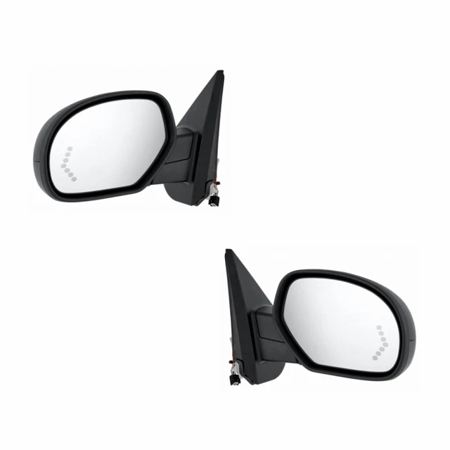 For Chevy Tahoe 2007 2008 Door Mirror Driver and Passenger Side | Pair | Power