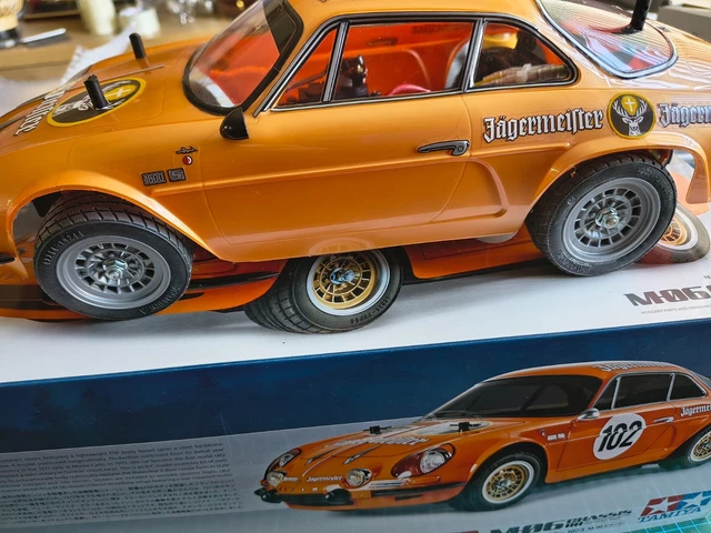 1:10 Tamiya 58708 RC Alpine A110 Jaegermeister RC Plastic Modelbouwpakket