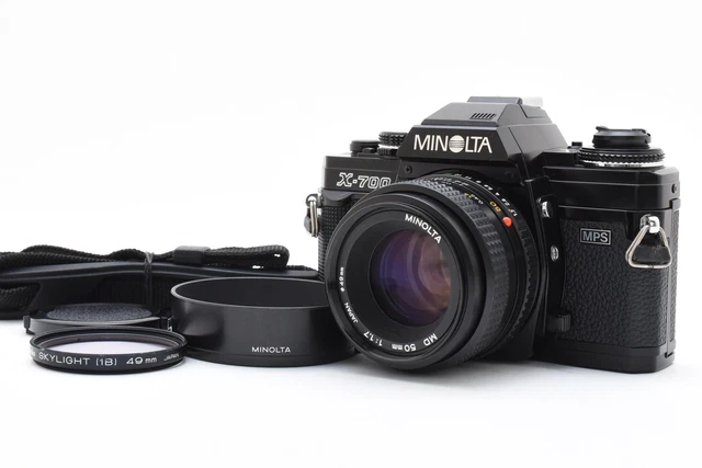 New X-700 ＋　MDロッコール50mmF1.7 Near MINT] Minolta New X-700 Film Camera MD Rokkor 50mm f1.7