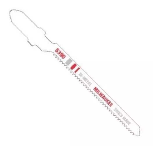 Milwaukee 48-42-5390 5 Pk 3in. 12 TPI Bi-Metal Jig Saw Blades Milwaukee 48-42-5390 5 Pk 3in. 12 TPI Bi-Metal Jig Saw Blades