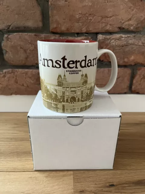 ORIGINAL Starbucks City Mug/Tasse AMSTERDAM/V2, Global Icon, Neu und Unbenutzt