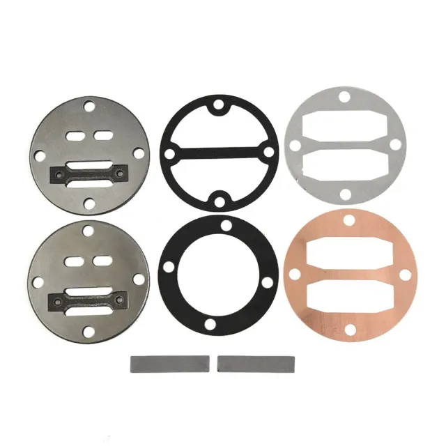 Valve Plate Set Gasket Head Kits Metal Oil Free Piston Pump Replacement