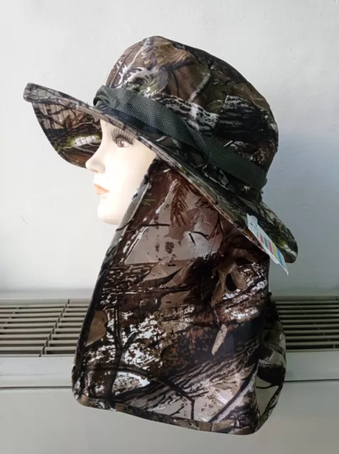 Cappello da pescatore uomo da caccia Mimetico Cappellino Berretto mimetica