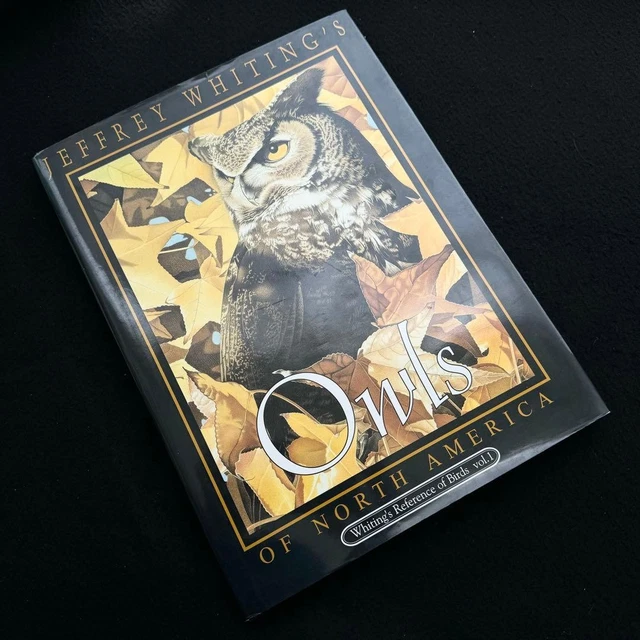 JEFFREY WHITING OWLS of North America Art Sculpture Book 1997 From