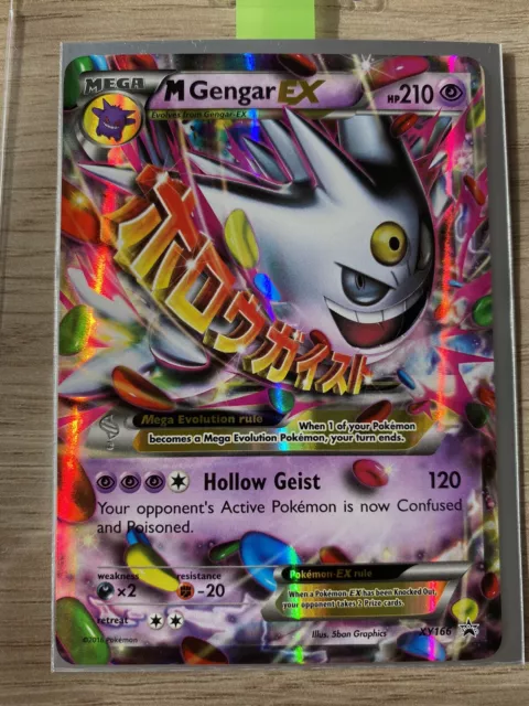 Pokemon Card New Mega M Gengar EX - XY166 - Holo Promo 