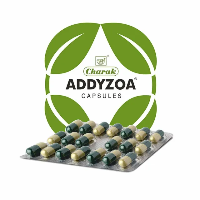 Charak Pharma Addyzoa Cápsula para la salud reproductiva masculina - 20...