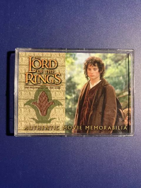 Lord of The Rings Elijah Wood Frodo's Travel Jacket Costume Card 2002 Topps