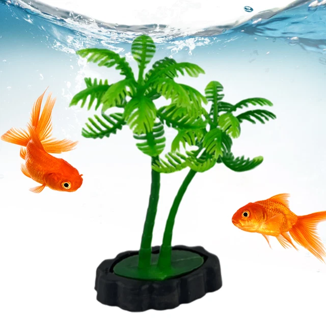 Aquarium Artificial Plant Coconut Palm Tree Aquarium Plant Fish Tank Landscape