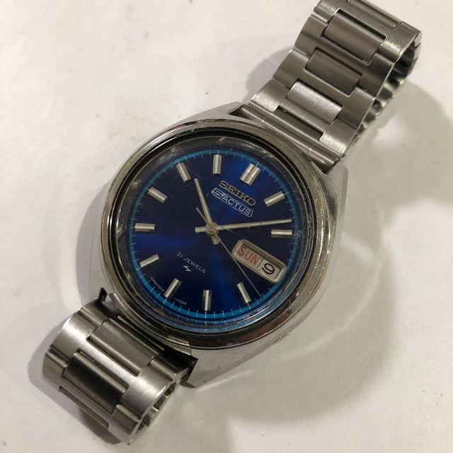 Seiko 7019-7060 Actus Automatic Winding 21 Jewels Men's Watch