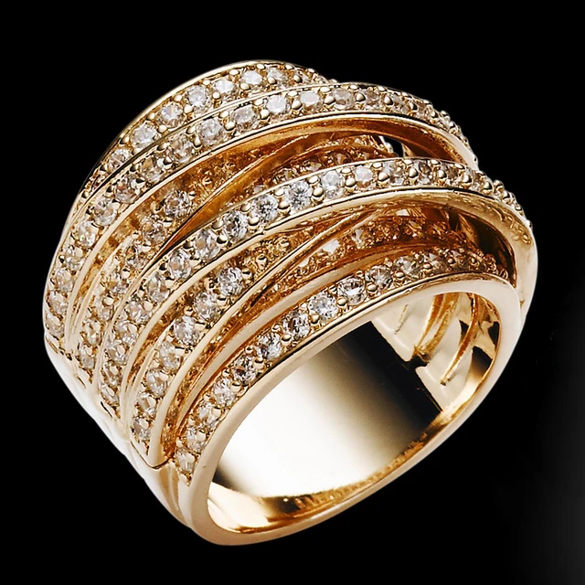 Bague De Mariage Luxe Mixte - Taille 57 - Opale De Feu Synthétique & Zircons - Alliage Doré - Neuve Avec étiquettes