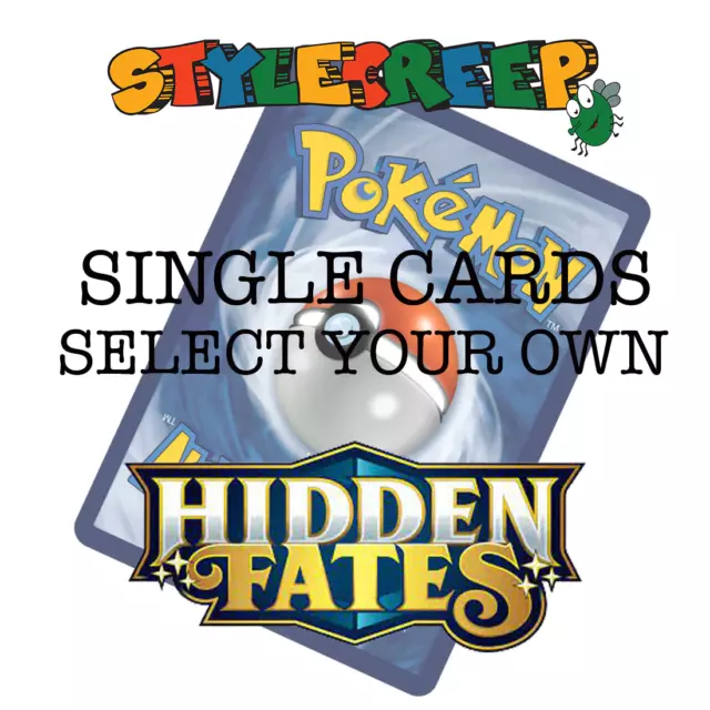 Pokemon TCG Hidden Fates Einzelkarten - Hauptset