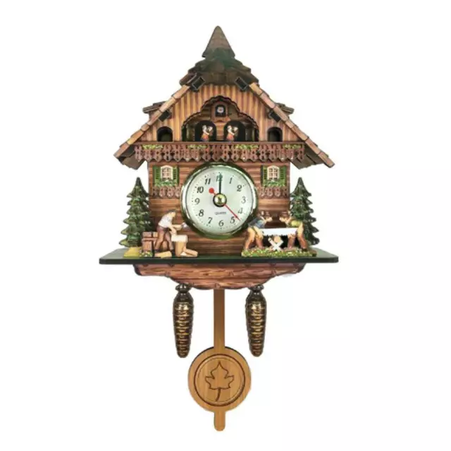 Wooden Clock Decorative Wall Clock with Novelty Gift - I