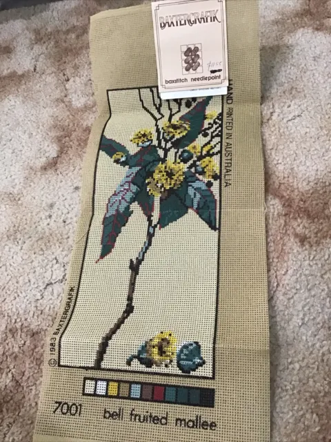 Vintage BAXTERCRAFIK Baxstitch, Needlepoint Embroidery/ Tapestry