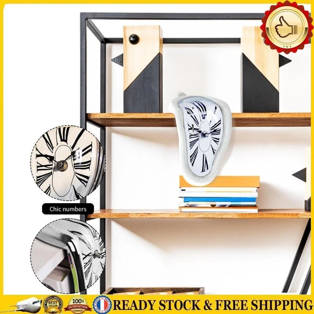 Drhomeam Kit de chiffres d'horloge en plastique à monter soi-même, chiffres arabes romains, accessoires pour horloge murale (noir romain Drhomeam Kit de chiffres d'horloge en plastique à monter soi-même, chiffres arabes romains, accessoires pour horloge murale (noir romain