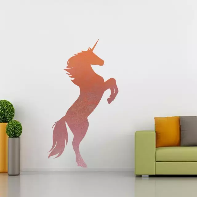 Colored Unicorn Silhouette Wall Sticker Decal Decor Mural Kids Enchanted WC191