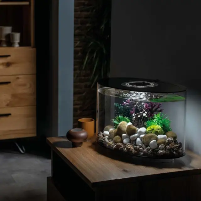 BiOrb Loop Aquarium 15L MCR LED Lighting Acrylic Fish Tank Black / White 3