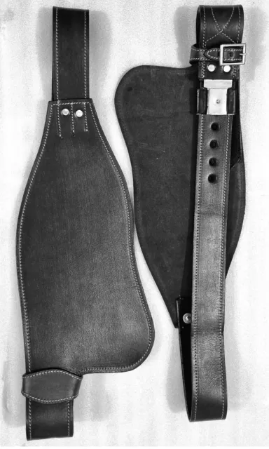Horse Western Saddle Adult Tooled Leather Replacement Saddle Fender Pair Set New