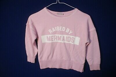 Matalan Girlswear Print Sweatshirt -Pink- Age 6 Years (Na24)