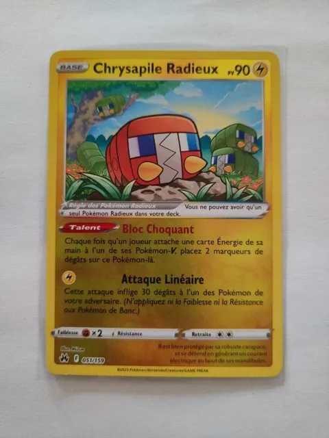 Carte Pokemon - Chrysapile Radieux 051/159 - Zenith Suprême EB12.5