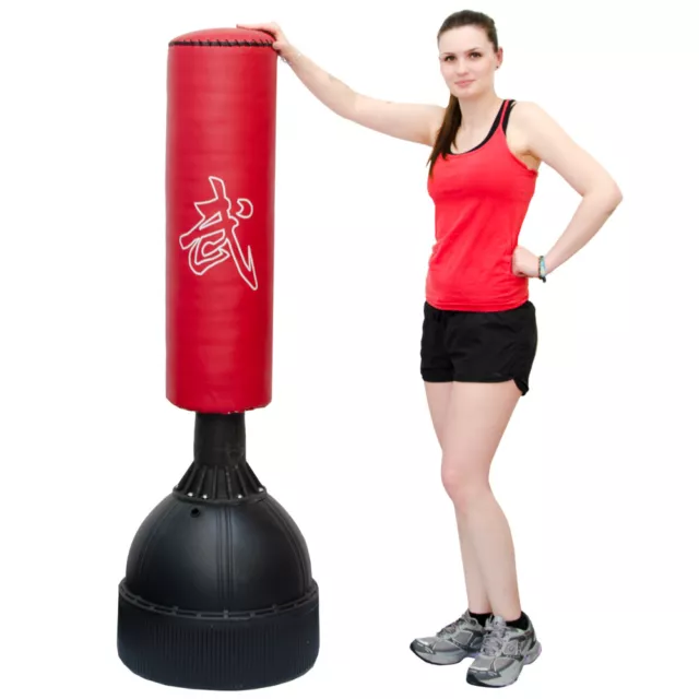 Standboxsack ca.160cm gefüllter freistehender Boxsack für Erwachsene Boxpartner