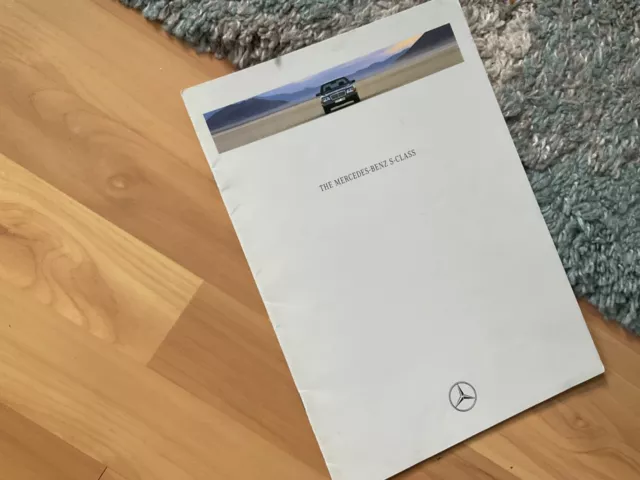 Mercedes Benz S Class Brochure. 1991