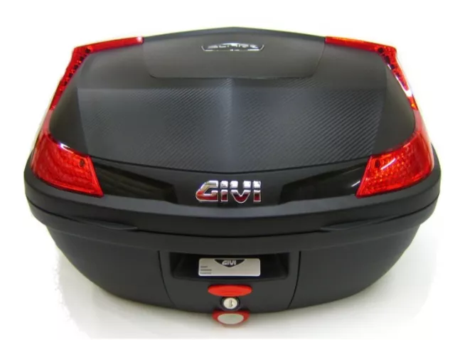 GIVI B47 BLADE MONOLOCK top box 47 litre topbox top case INCLUDING E131 BACKREST