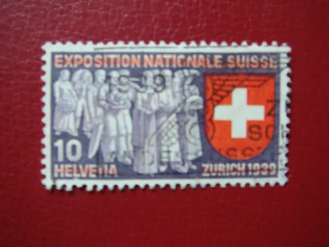 Schweiz 338-340 Schweizer. Landesausstellung 1939 franz. Inschrift gestempelt