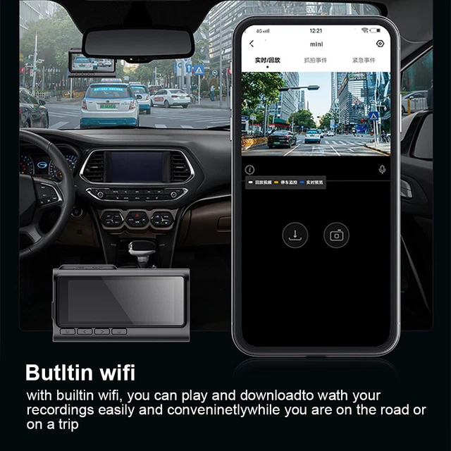 3.2in Camera Recorder Loop Recording Vehicle Black Box In-car Camera Fit for Car