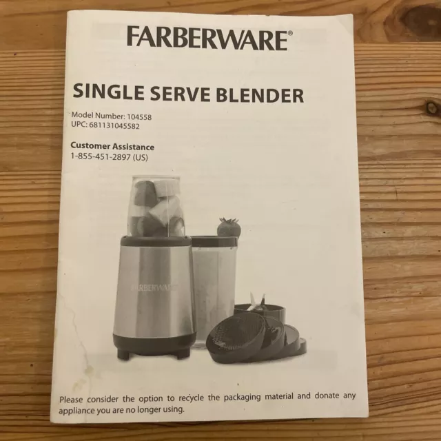 Farberware Single Serve Performance Blender 