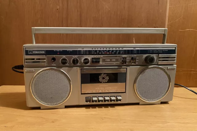 Ferguson Vintage Radio Cassette Recorder -  Boombox Tape Player