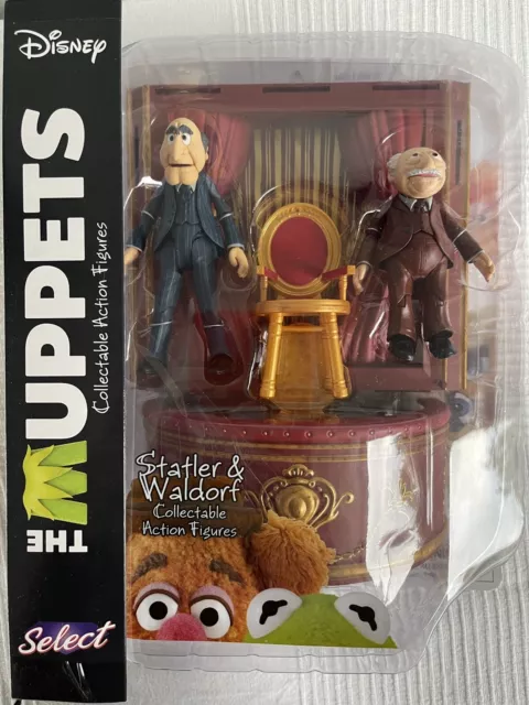 Diamond Select Muppet Show Waldorf und Statler Action-Figuren Neu OVP