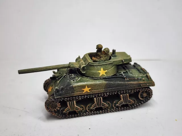 Vintage Old Glory 15mm Metal WW2 Tank Painted USA Army Military Miniature Camo