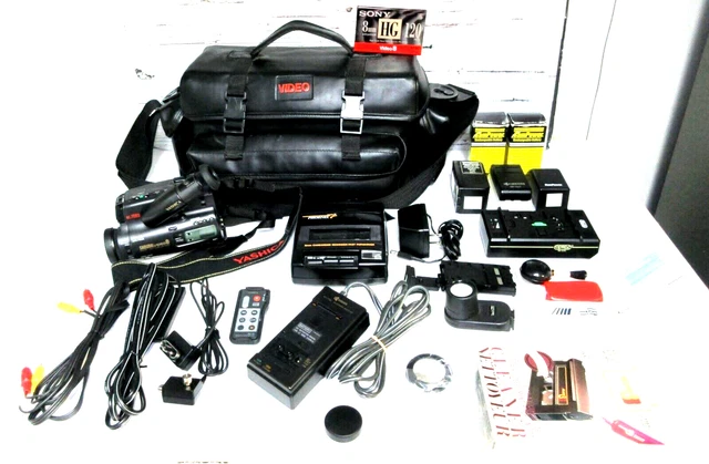 VINTAGE SAMURAI VIDEO 8 KX-77 Video Camera Recorder / 8mm With Bag
