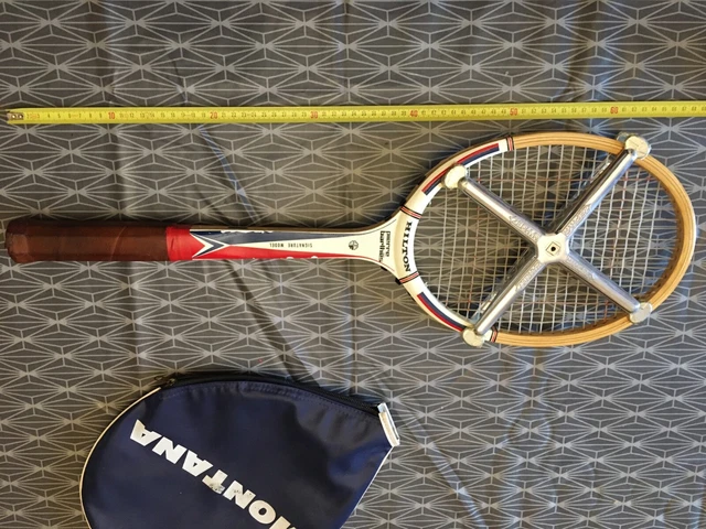 Ancienne raquette de tennis vintage HILTON - Collection