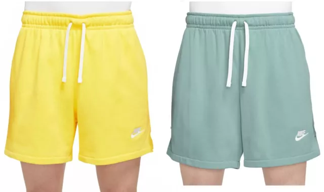 Nike Men's Club French Terry Flow Above Knee 5.5" Shorts Opti Yellow Green $50