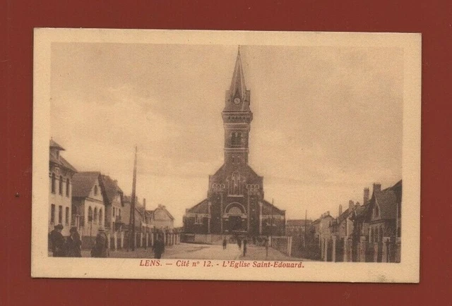 Carte Postale Ancienne - Lens (62) - Place Jean Jaurès - Voitures Anciennes - CPM
