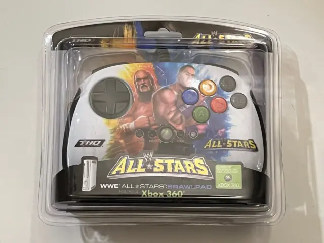 WWE All STARS Brawl Pad Hulk Hogan & John Cena Microsoft Xbox 360 Nuevo Fuera de imprenta