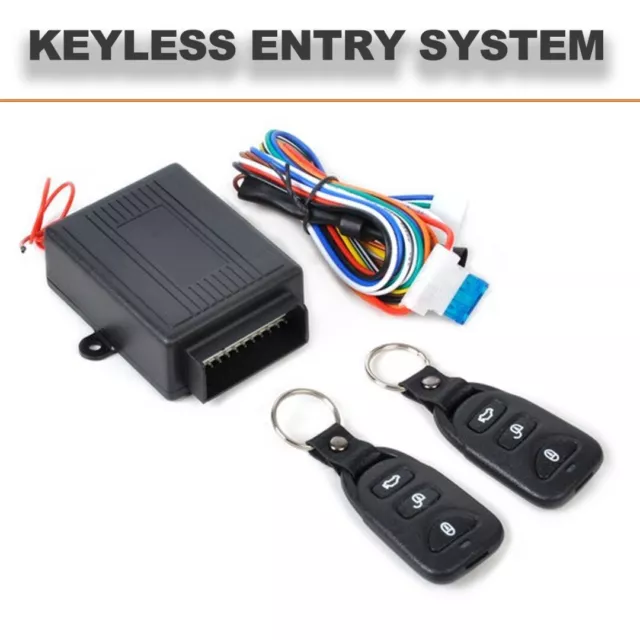 Universal Car Remote Central Door Lock Kit Keyless Entry Alarm Locking System G