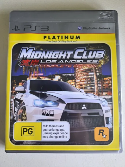 Midnight Club Los Angeles Complete Edition PS3 - PS3 Game + Manual - FAST POST