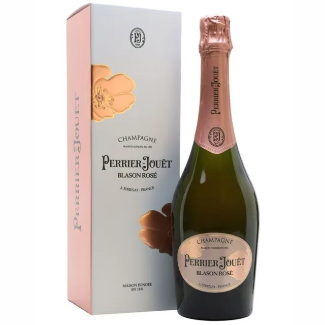 Blason Rosè avec étui Champagne Perrier Jouet NV