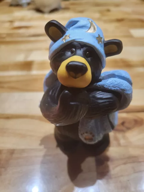 Rare BEARFOOT BEAR BABY BLUE BY JEFF FLEMING BOY