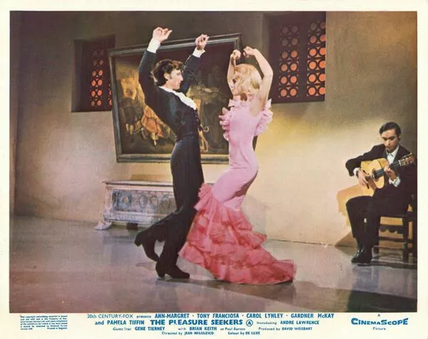 The Pleasure Seekers Original British Lobby Card Ann-Margret dancing