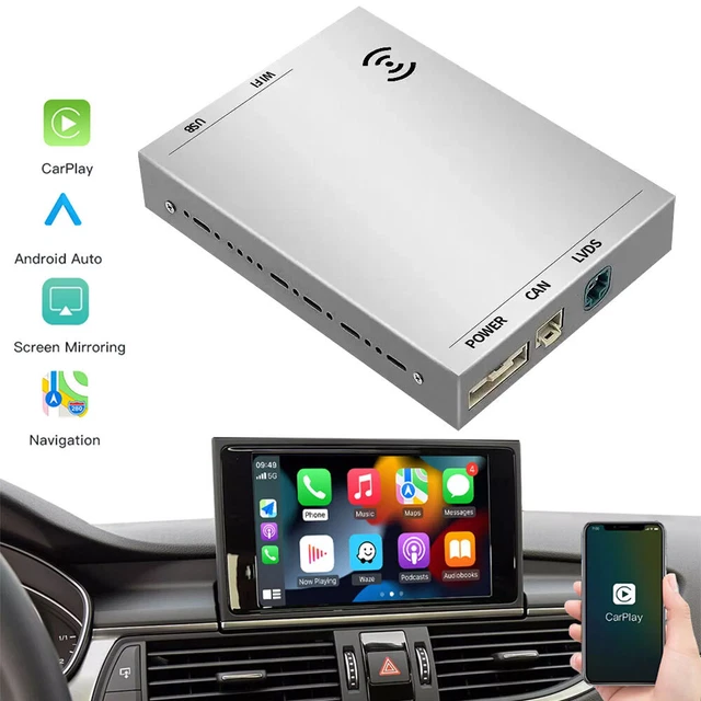WIRELESS CARPLAY ANDROID Auto Decoder Kit For Audi S4 S5 A4 A5 A6L With ...