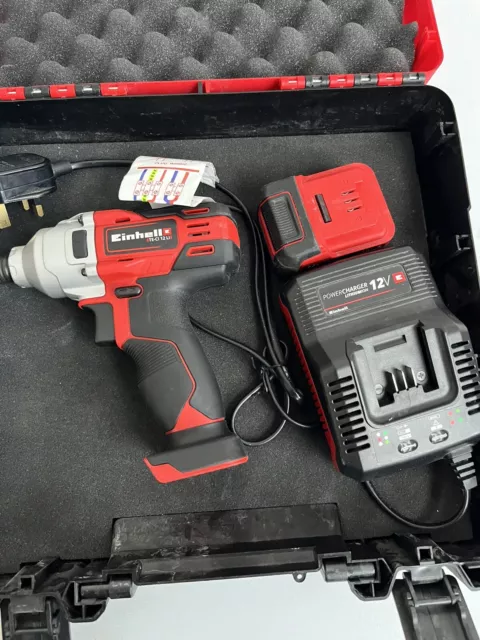 Einhell Cordless Impact Driver 90Nm Torque With Battery And Charger TE-CI 12 Li