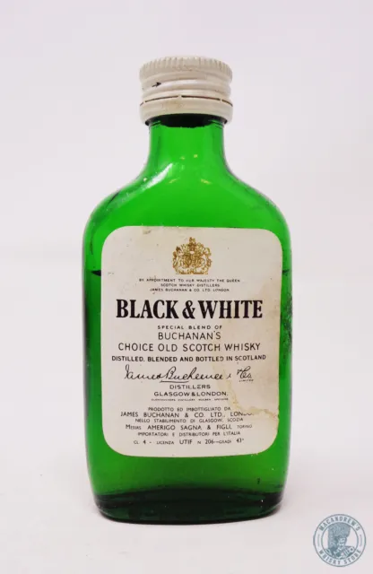 Miniature / Mignon Scotch Whisky BLACK & WHITE (c)