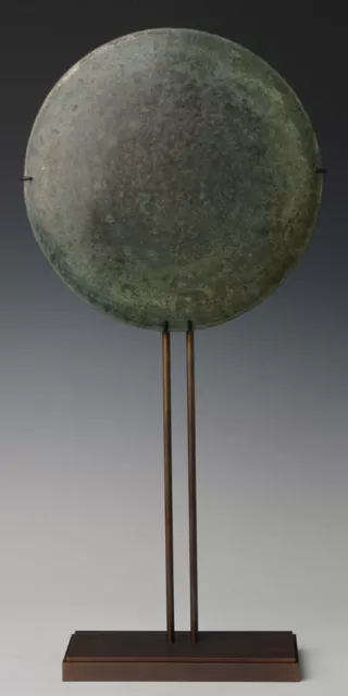 12th Century, Angkor Vat, Antique Large Khmer Bronze Mirror