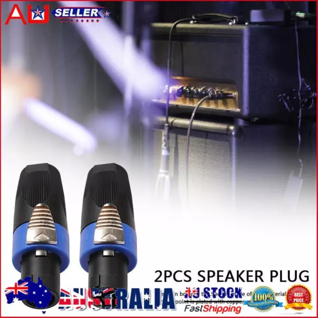 Professional 4 Pole Audio Speaker Plugs Connectors for Neutrik Speakon NL4FC AU
